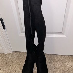 high knee boots